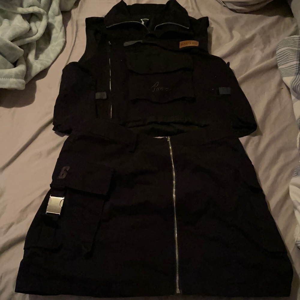 2 piece black GSUWOO set